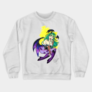 Morgan from Dark Stalkers Crewneck Sweatshirt